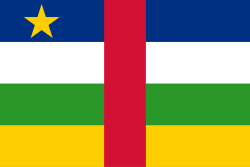 Zentralafrikanische Republik flag